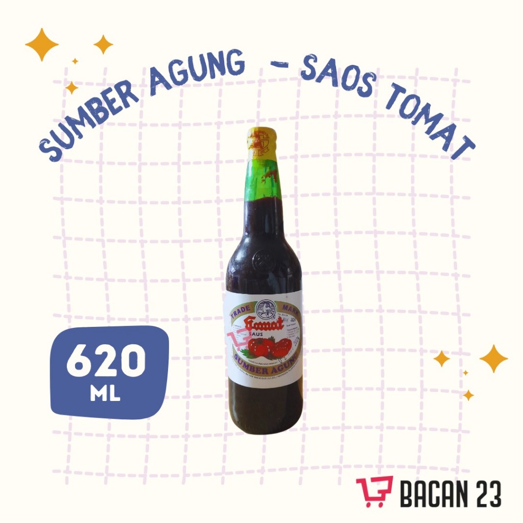 

Saos Tomat Botol Sumber Agung (620 ml) Saus Tomat Botol Saus Sambal