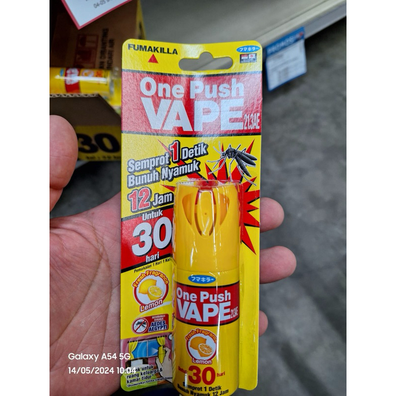 One Push Vape Lemon 30hari