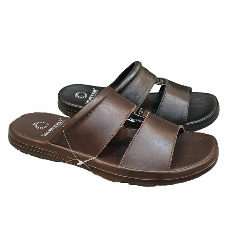 ISM - Sandal Flat Pria Golden Way/GM.08 - Sandal Simple Pria