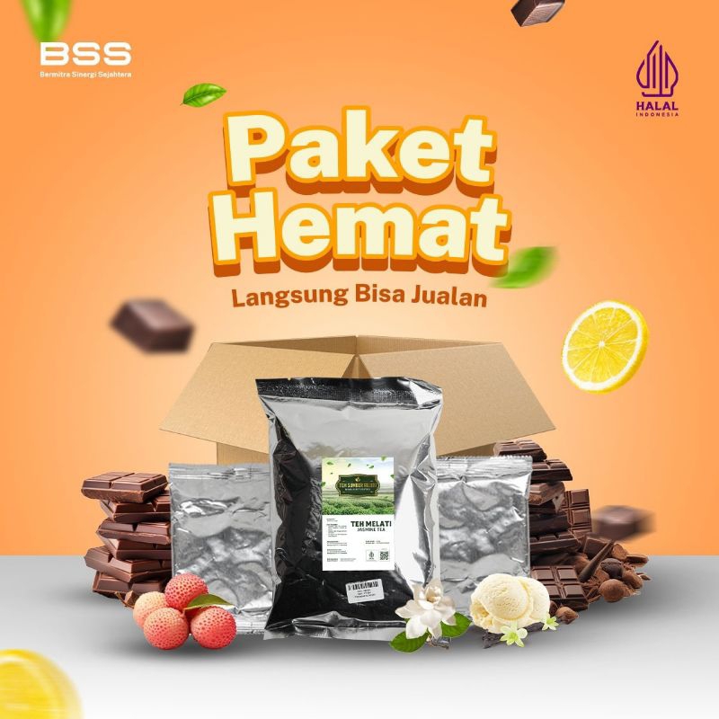 

Paket hemat 100ribuan - paket untuk usah minuman (bahan baku saja). Free konsultasi langsung chat admin