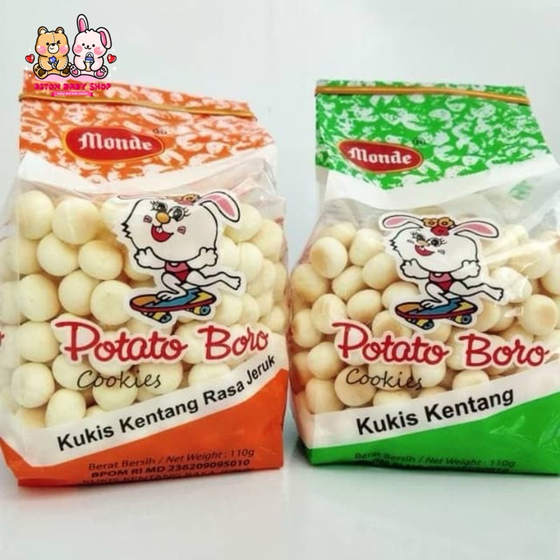 Monde Potato Boro 100gr / Cemilan Anak / Biskuit Anak