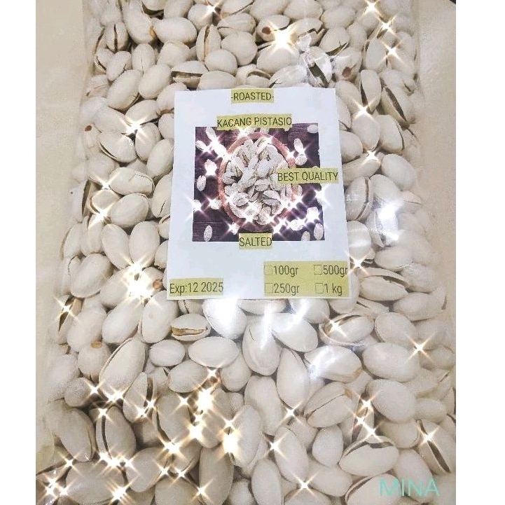 

Kacang Fustuk/Pistasio Garing 250gr