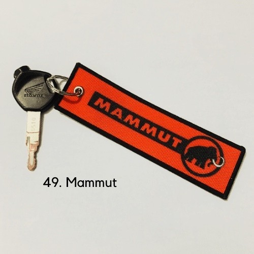 Gantungan Kunci Motor Keychain Outdoor Sublim Motif Mammut