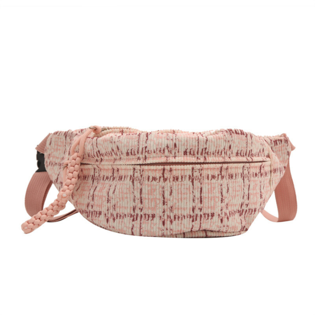 Best Seller Tas Waist Bag Wanita Nilon Pink Jeaca Ta982P3 Waistbag Selempang Dada Pinggang Wb