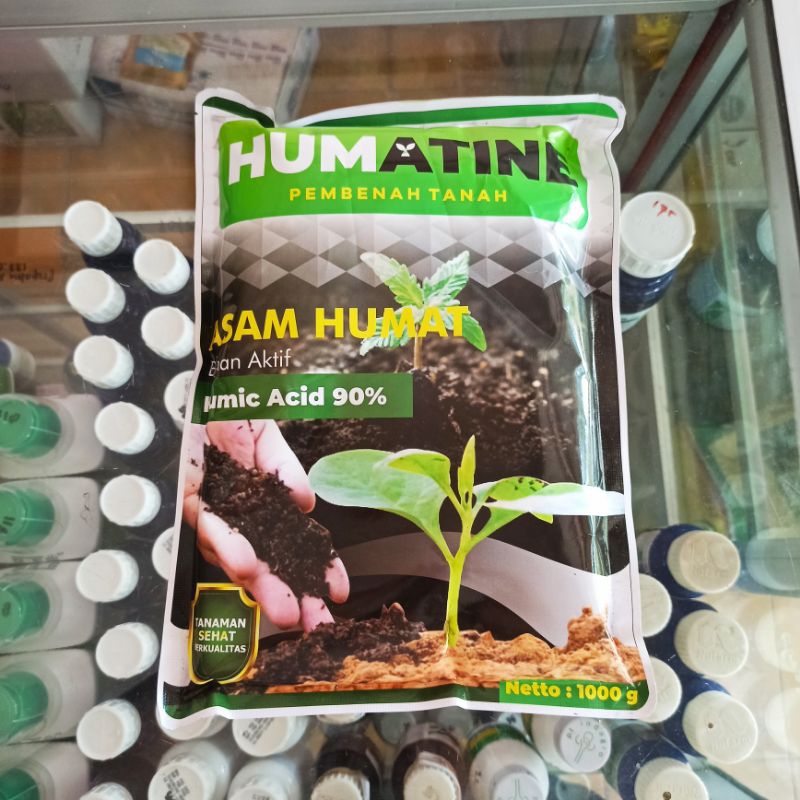 HUMATINE PEMBENAH TANAH ASAM HUMAT 90% kemasan 1kg.