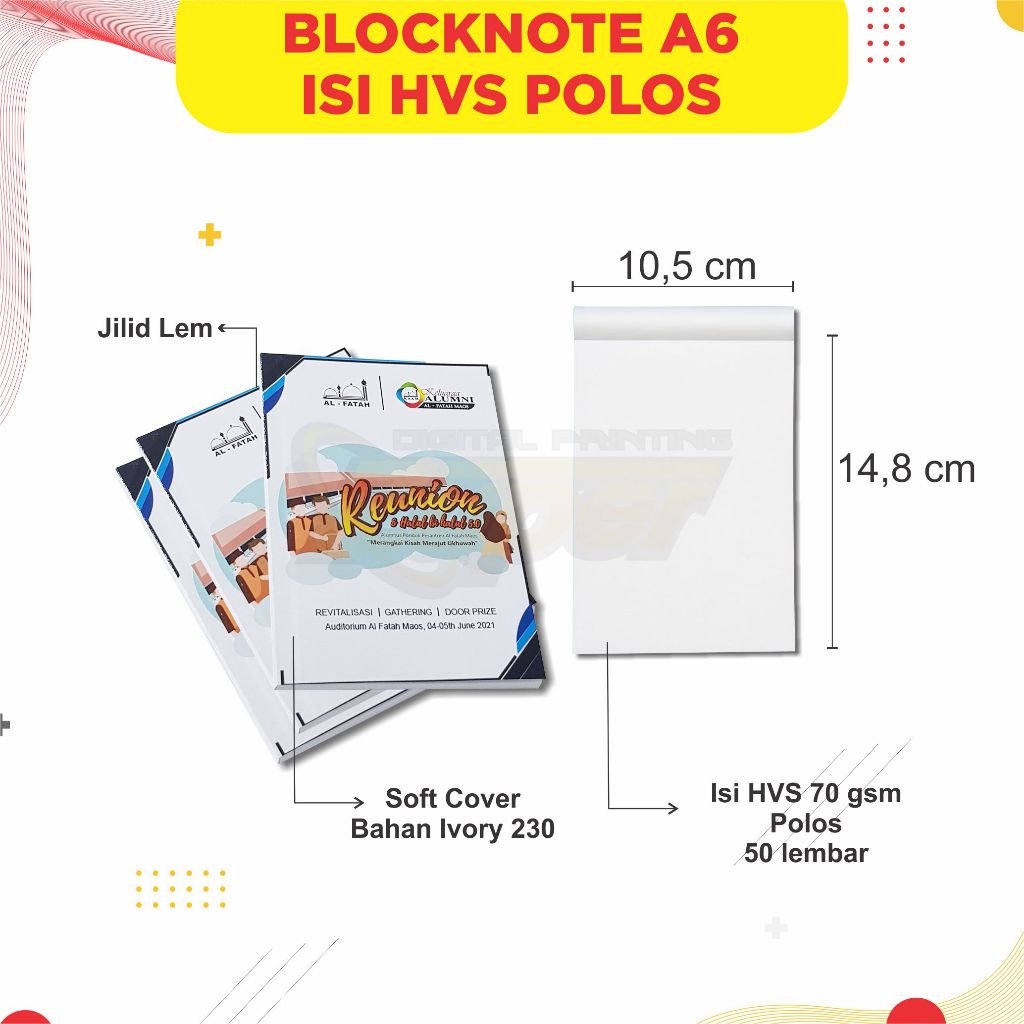 

Notebook Custom Blocknote Notes Rapat Seminar Buku Catatan Note Kantor