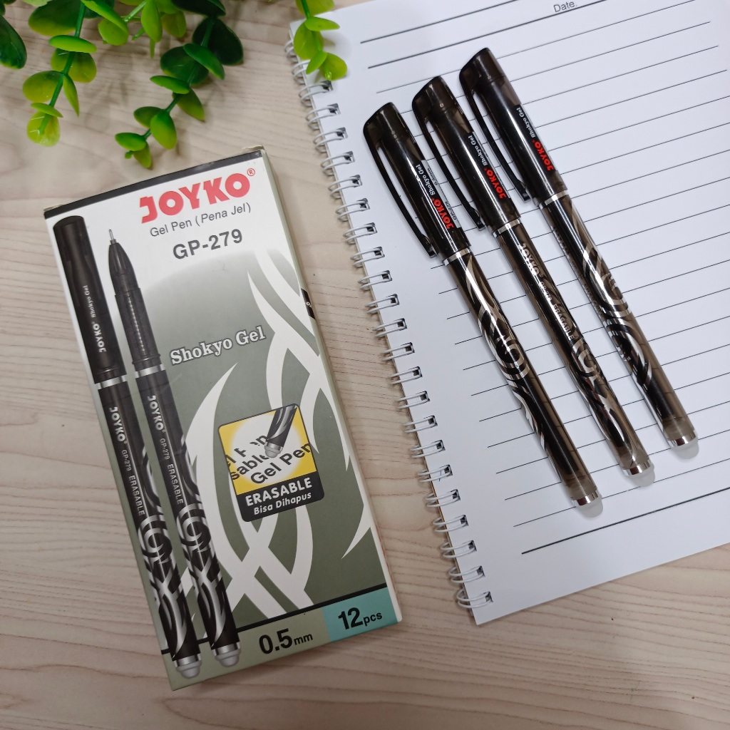 

Pulpen Gel Pen Pena Jel Joyko Shokyo Erasable Bisa Dihapus GP-279 0.5mm