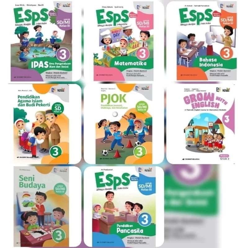 Buku Kurikulum Merdeka Kelas 3 SD/Mi (Erlangga)