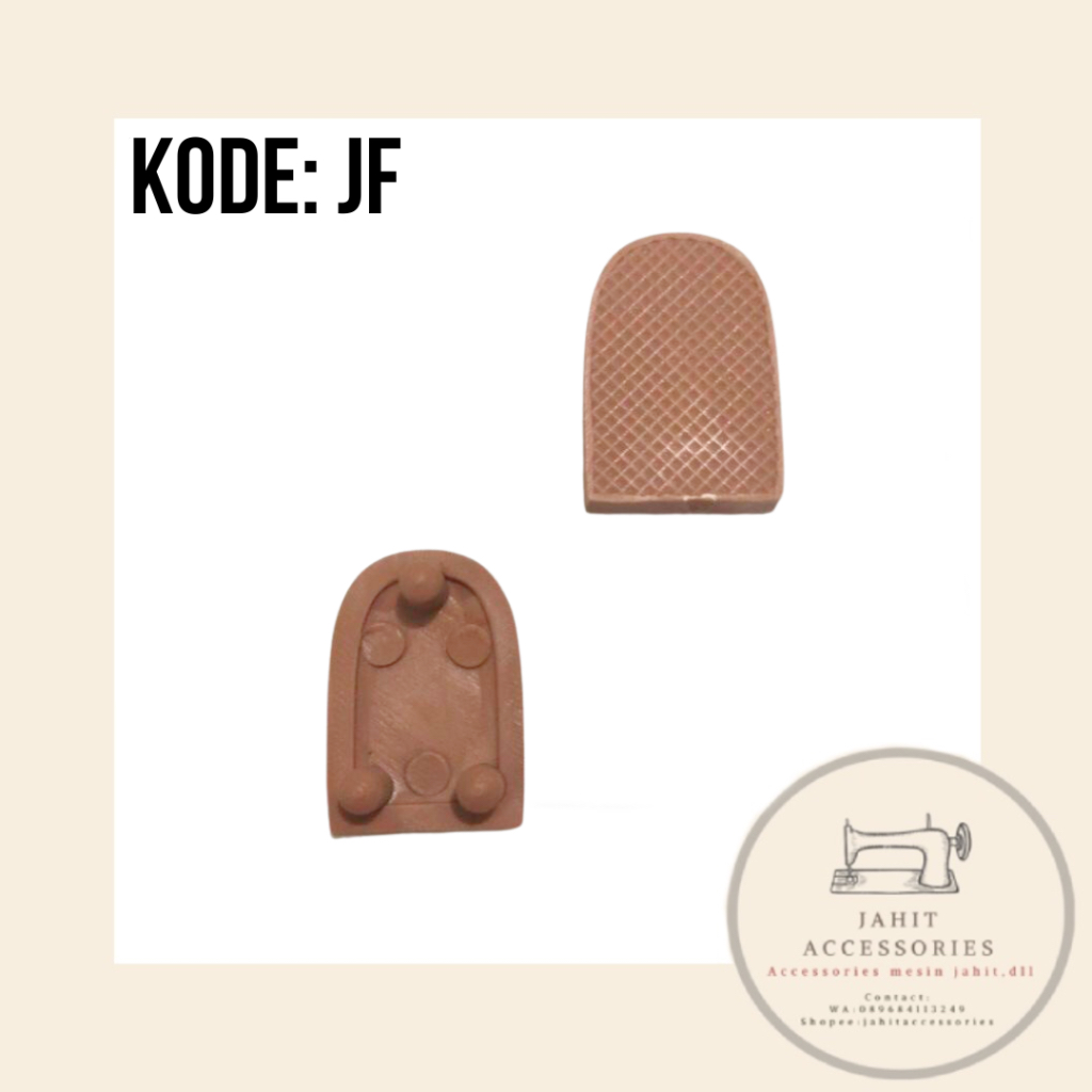 Tutup Alas Hak Kaca Tinggi / Heels (Kode JF) Heel Tip Perawatan Aksesoris Alas Sepatu Hak Wanita
