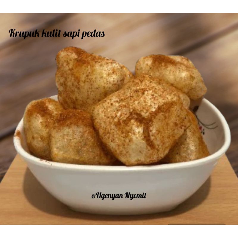 

Kerupuk kulit sapi pedas 150gram