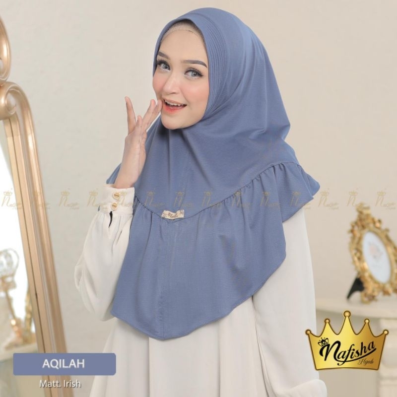 Jilbab Bergo Instan Simple Aqilah Ori Nafisha