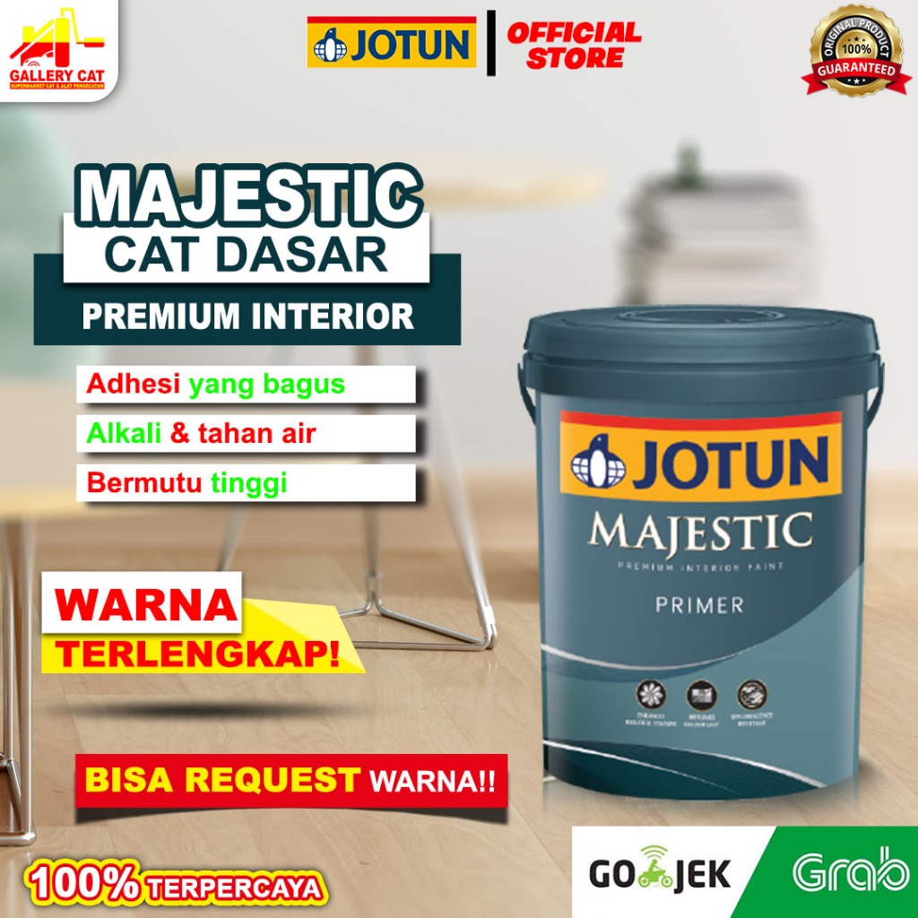 CAT DASAR INTERIOR JOTUN MAJESTIC PRIMER 20 LITER