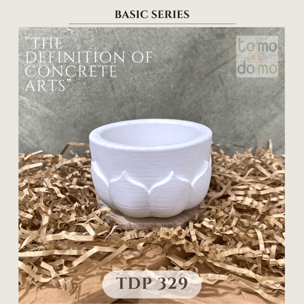 [TDP 329 | ROUND POT] Pot Bulat | Tempat Aksesoris | Motif Teratai | Pot Tanaman Sukulen | Succulent