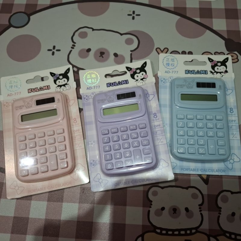 

Kalkulator mini portable murah model karakter Sanrio tersedia banyak warna #CL001