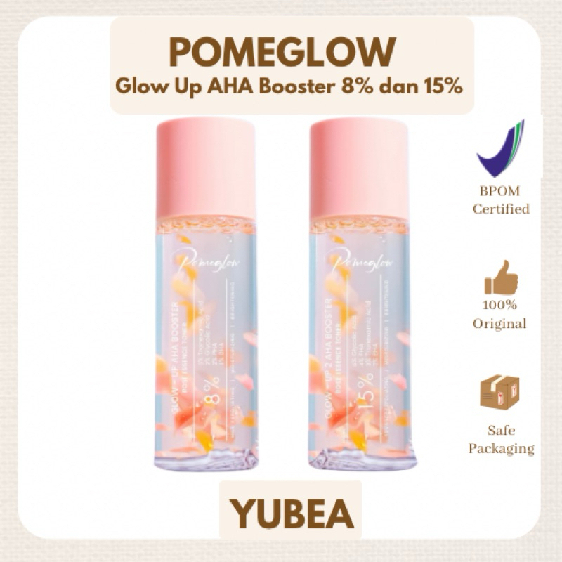 POMEGLOW GLOW UP AHA BOOSTER EXFOLIATING TONER FACE AND BODY BPOM