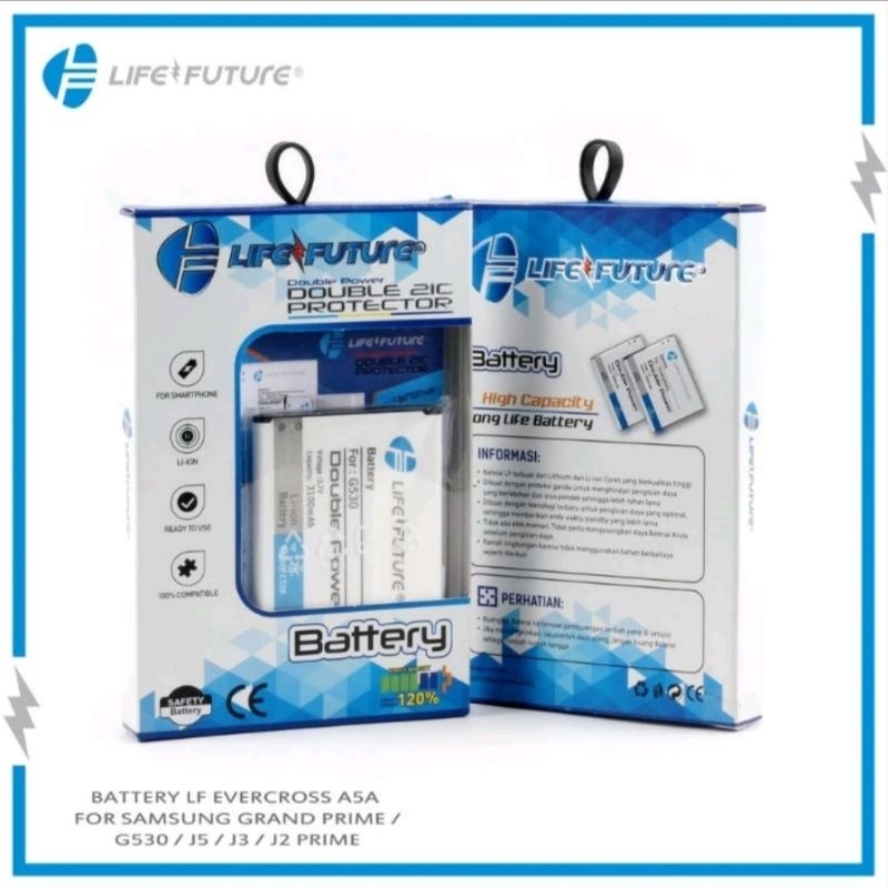 Baterai J2prime/J500/J300 Doubel power Life Future