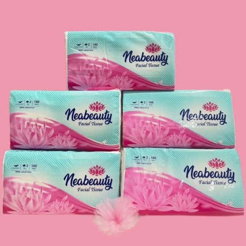 Nea Beauty Tisu Wajah 180 Sheets 2Ply / Facial Tissue Neabeauty 2 Ply