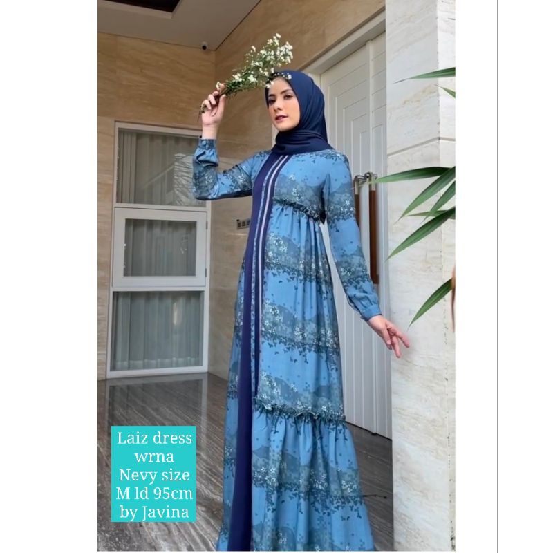 LAIZ DRESS ORIGINAL by JAVINA OFFICIAL  / DRESS MANOO ORI JAVINA  /  GAMIS JAVINA /  LAIZZ DRESS JAV