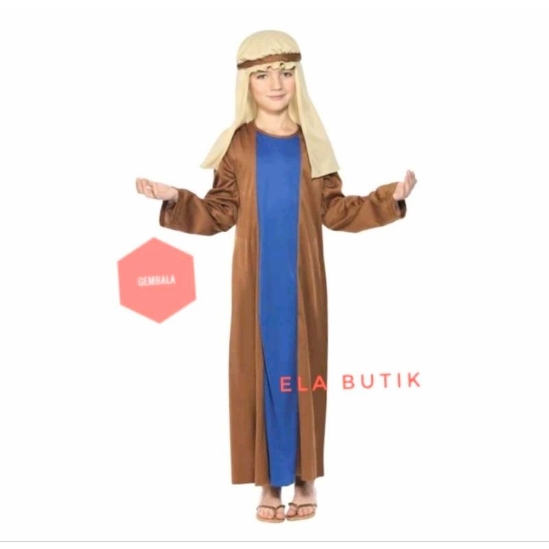 kostum gembala-kostum yesus-kostum natal-bibel karakter