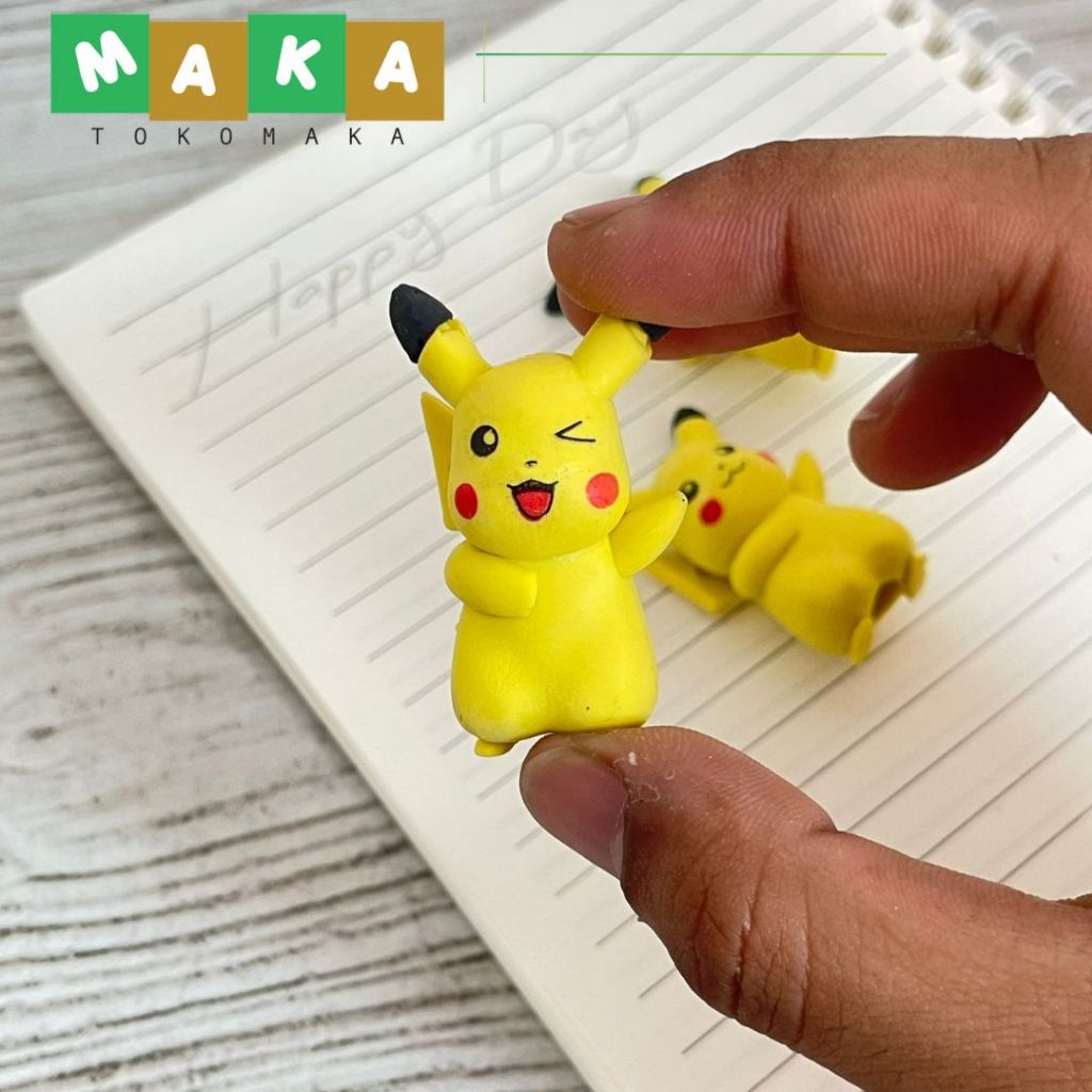 

PENGHAPUS SATUAN POKEMON PIKACHU ER-1246 penghapus pikachu hapusan pensil bersih pokemon perlengkapan alat tulis kantor sekolah