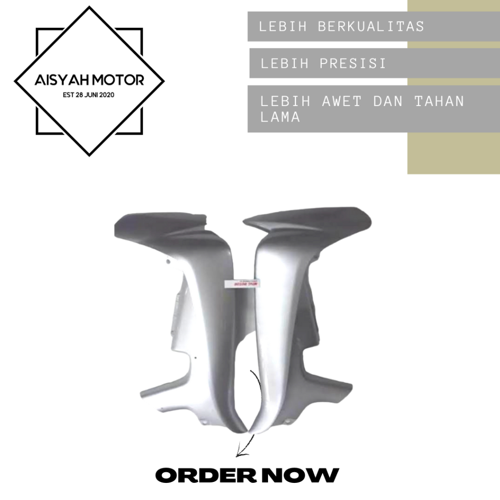 Sayap Suzuki Smash Lama Warna Silver