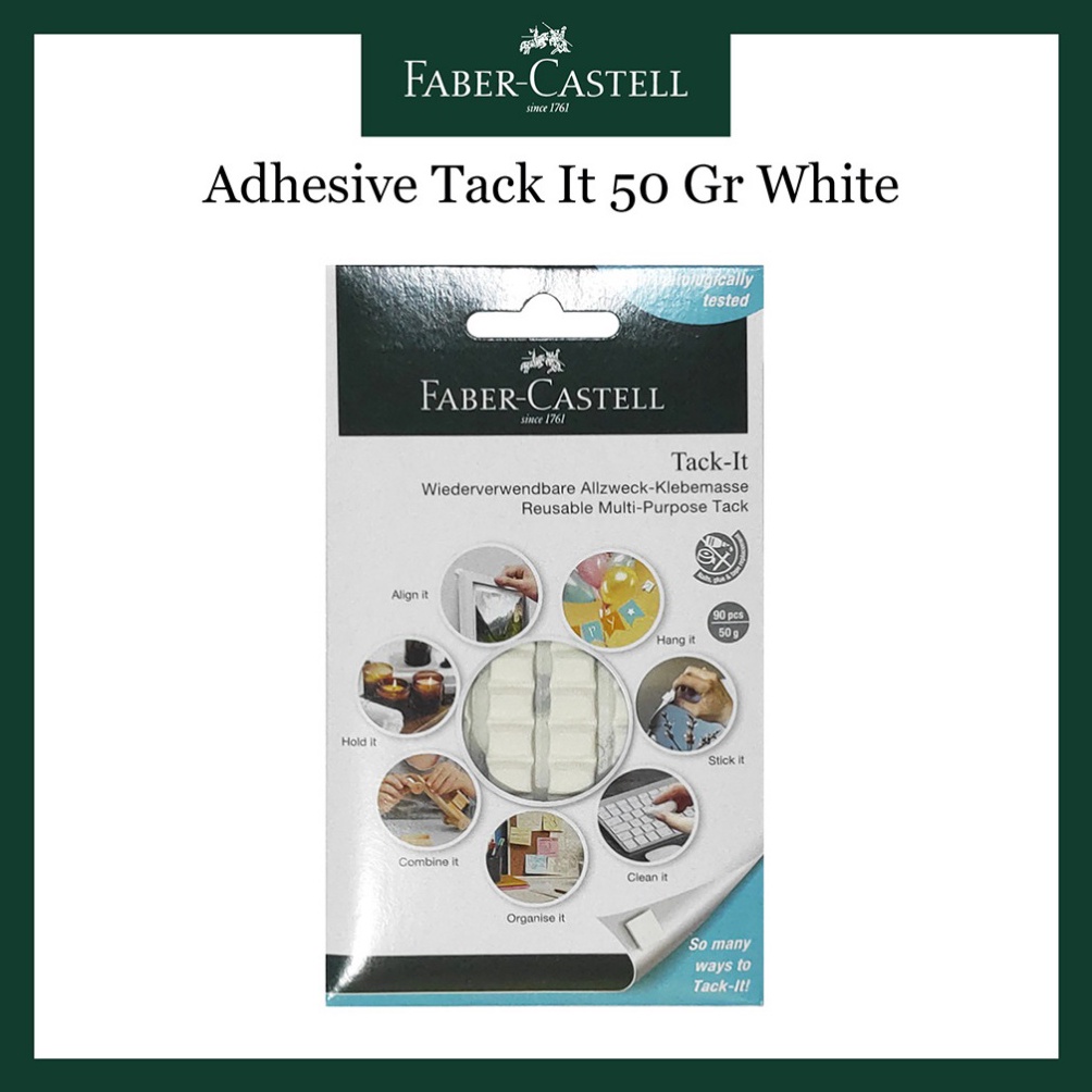 

KODE H97J Adhesive Tack It Lem Perekat Faber Castell Serbaguna Untuk Sekolah Alat Tulis Kantor White Isi 9 pc
