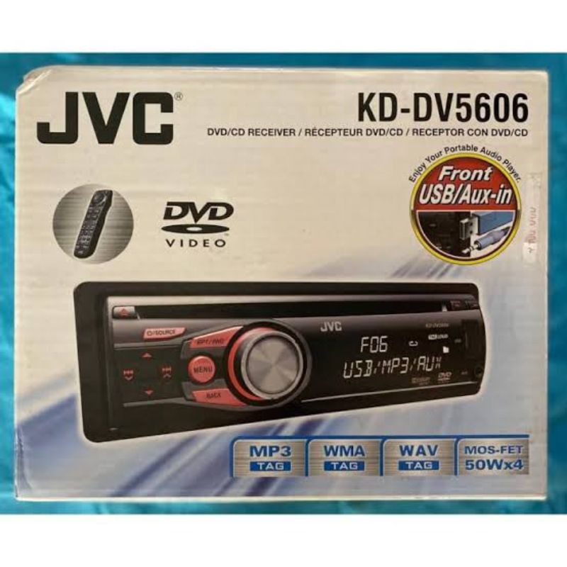 Headunit Single Disc Jvc Kd-dv5606