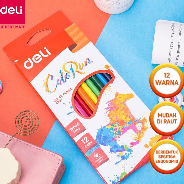 

Get Bonus Pensil Warna DELI Colorun 12 Warna Panjang EC1