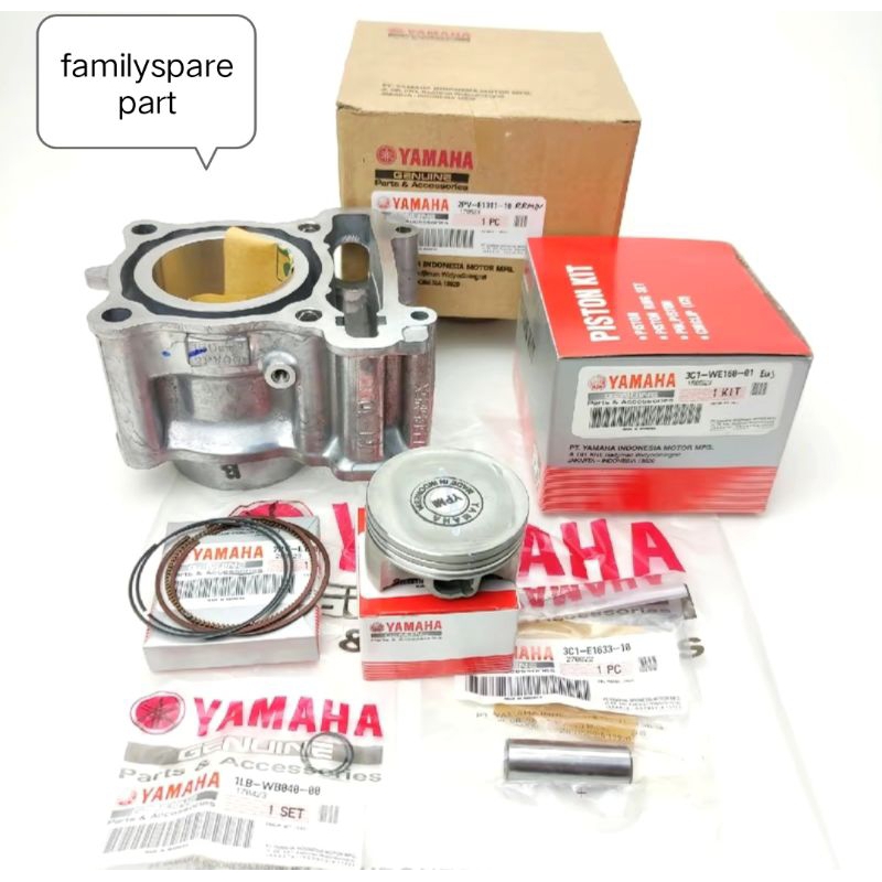 BLOK SEHER CYLINDER KOMPLIT YAMAHA JUPITER MX KING 150CC/YAMAHA XABRE 150CC,ORIGINAL YGP