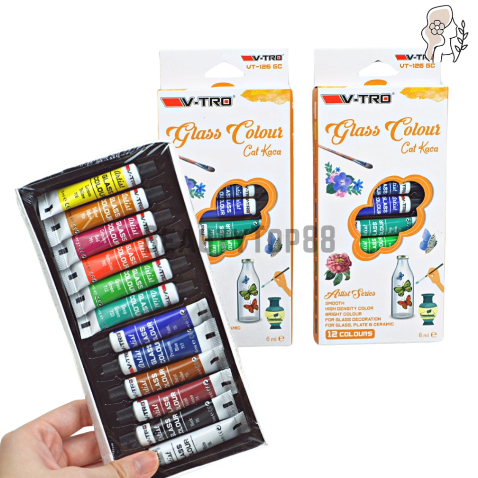 

Pengepul Cat Kaca Glass Colour Vtro 12 Warna Glass Color Painting Set Cat Melukis Gelas Beling Vitro Vtro