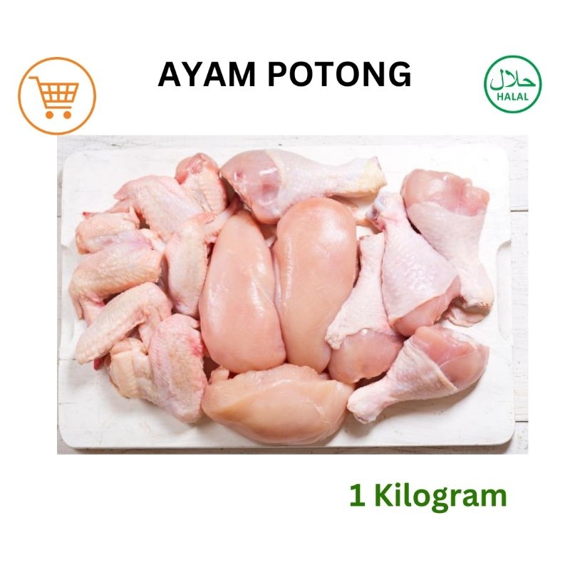 

Daging Ayam Potong Segar 1 Kg || 10-15 potong