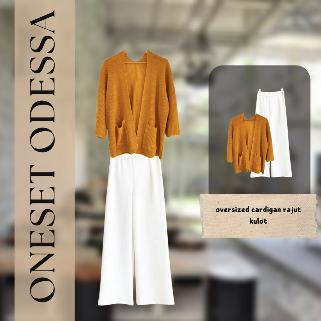 Odessa Oneset|Outfit wanita casual one set|Outfit Cewe oneset|Oneset kekinian|Oneset wanita korean s