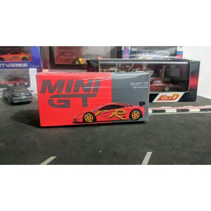Diecast Mini GT Mclaren F1 GTR 1996 Presentation no 684 Segel