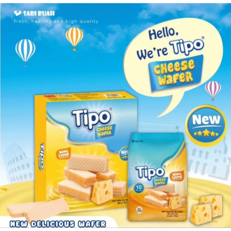 

Tipo cheese wafer, Wafer, cheese wafer premium, tipo snack.
