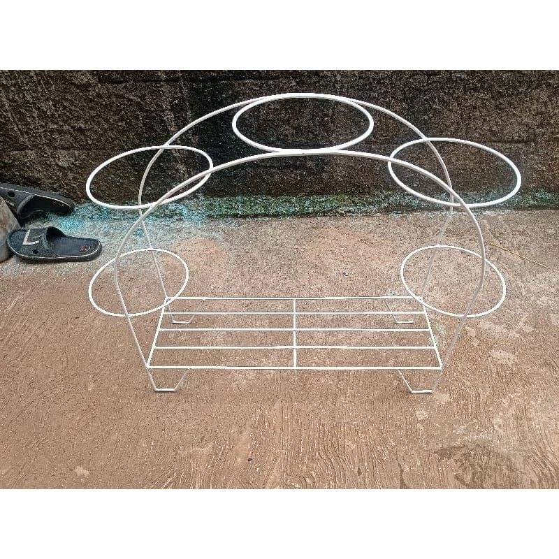 Rak pot bunga besi / rak pot tanaman / standing pot bunga