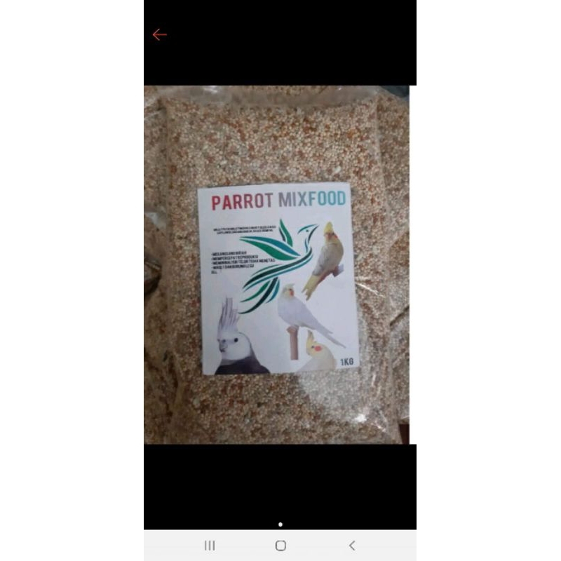 Pakan Burung Falk Lovebird rempah 1kg