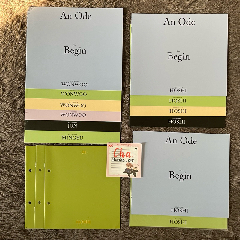 [READY STOCK] MINI PB PHOTOBOOK AN ODE BEGIN HOPE POET TRUTH REAL HENGGARAE HANA HOSHI WONWOO MINGYU