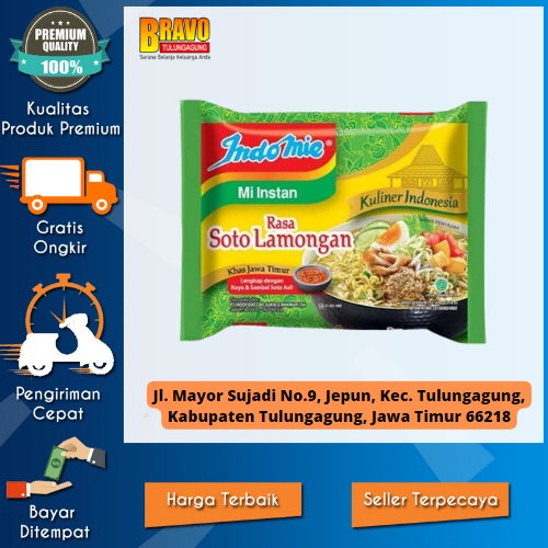

Bravo Supermarket Tulungagung - INDOMIE MIE SOTO LAMONGAN 80 GR