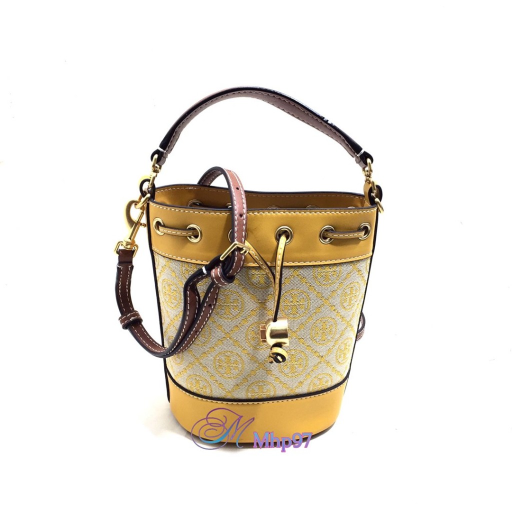 Tory Burch T Monogram Jacquard Mini Bucket Bag
