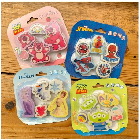 

Penghapus Eraser Karakter Disney Spider Lotso Alien Frozen Unik Lucu Gift Hadiah Kado