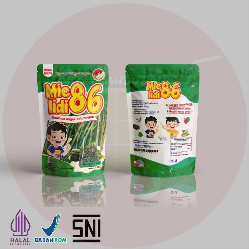 

Mahbubah - Mie Lidi 86 Wuluhan 150 g Rumput Laut