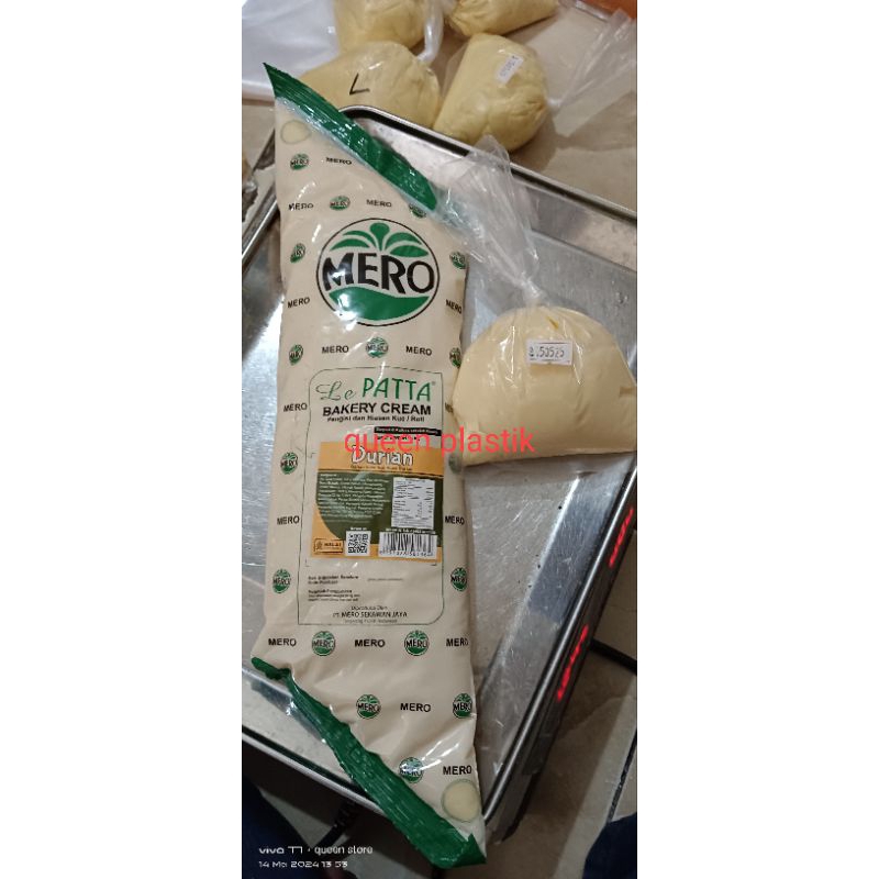 

Bakery cream durian lepatta mero selai durian repack 250g