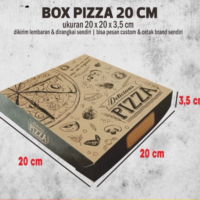 

KOTAK PIZZA UKURAN 20
