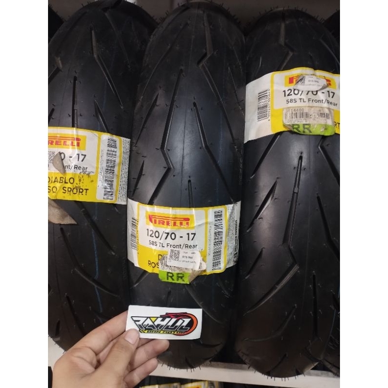 BAN PIRELLI ROSSO SPORT 120/70 ring 17 ORIGINAL PIRELLI