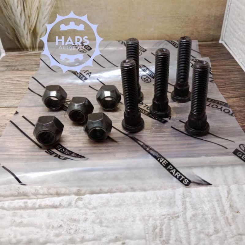 BAUT RODA HUB BOLT LONG PANJANG TOYOTA INNOVA AVANZA KIJANG 5K VIOS YARIS ALTIS SOLUNA CALYA AGYA - 