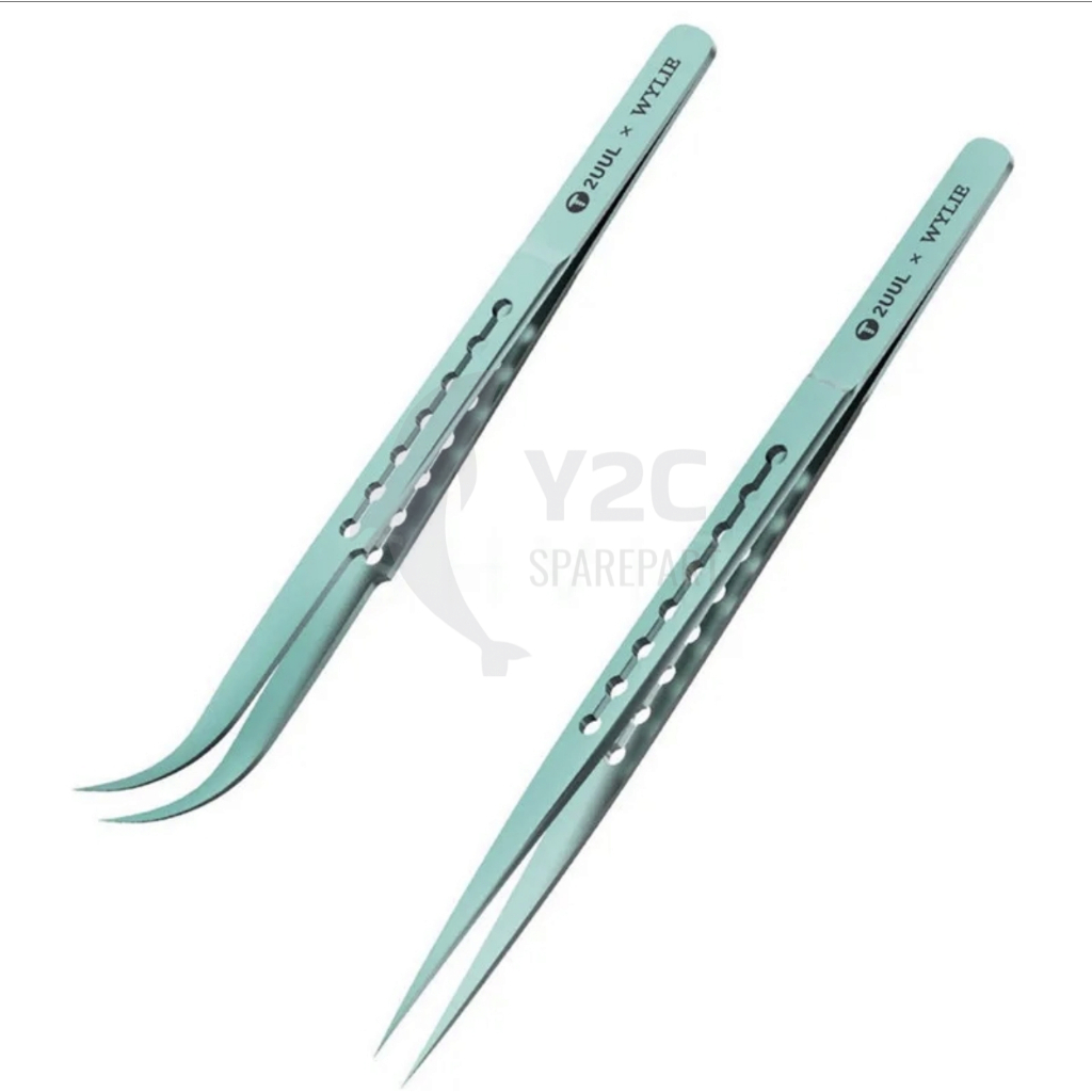 PINSET SATUAN TITANIUM 2UUL TI11 TI12 LURUS DAN BENGKOK / ALAT SERVIS SERVICE HP
