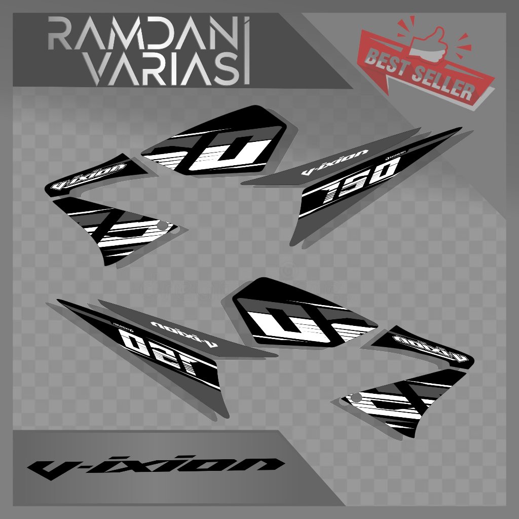 STRIPING STIKER VIXION OLD (VIXION LAMA) STIKER STRIPING VIXION LAMA/STRIPING VIXION 2008-2012