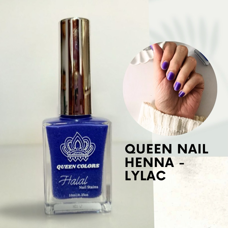 LYLAC Queen Nail Henna kutek kutek halal kutek halal muslimah bukan kutek implora kutek peeloff