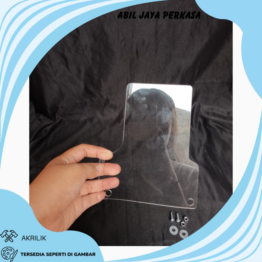 PENAHAN LUMPUR NMAX NEW PANJANG MIKA KOLONG AKRILIK BAHAN AKRILIK