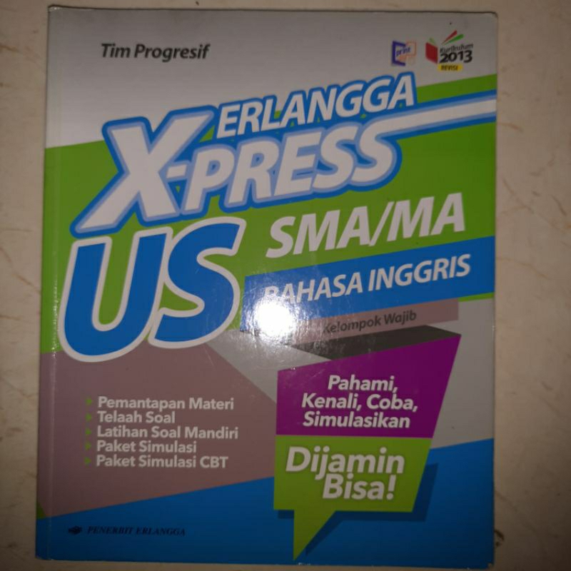 

buku erlangga xpress us bahasa inggris kelas 12 k13 revisi